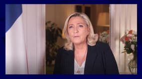 Marine Le Pen dans sa vidéo de voeux aux Français 