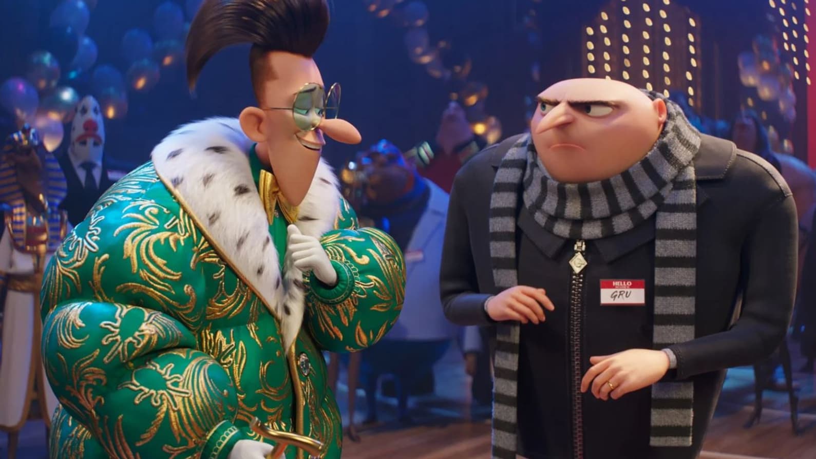 Maxime Le Mal et Gru dans "Moi, Moche et Méchant 4" Maxime Le Mal et Gru dans "Moi, Moche et Méchant 4"