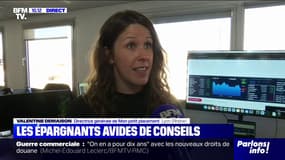 Chute des bourses: "Ça a été la panique", explique Valentine Demaison, directrice générale d'une entreprise de conseil en placement pour les particuliers