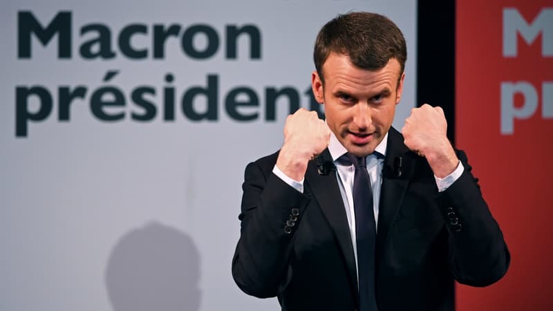 Emmanuel Macron, le 8 mars 2017, à Paris.