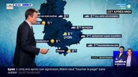 Météo Rhône: un vendredi frais, 8 °C dans l'après-midi