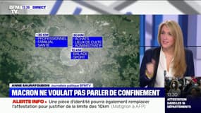 Emmanuel Macron ne veut pas parler de "confinement" dans les 16 départements