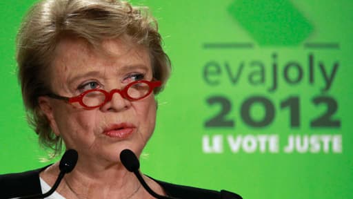 Eva Joly, canddidate Europe Ecologie-Les Verts à la présidentielle.