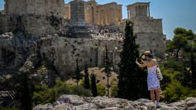 L'Acropole d'Athènes en Grèce, le 13 juillet 2023
