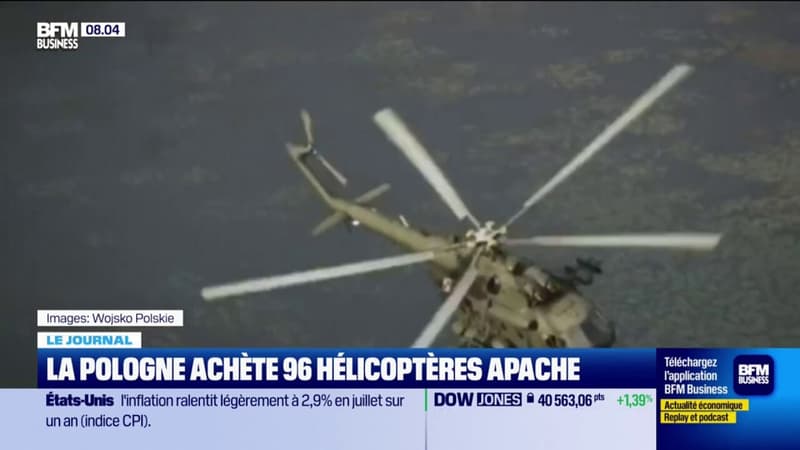 La Pologne achète 96 hélicoptères Apache