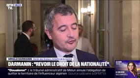 Gérald Darmanin veut "un débat national sur le droit du sol" et se dit favorable à une réforme constitutionnelle 