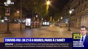 Couvre-feu: Paris à l'arrêt de 21h à 6h