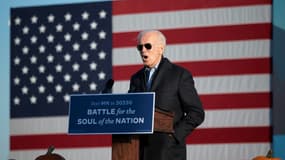 Le candidat démocrate à la Maison Blanche Joe Biden lors d'un discours à Saint Paul, dans le Minnesota, le 30 octobre 2020