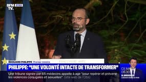 "Cette volonté de transformer le pays est intacte", insiste Édouard Philippe
