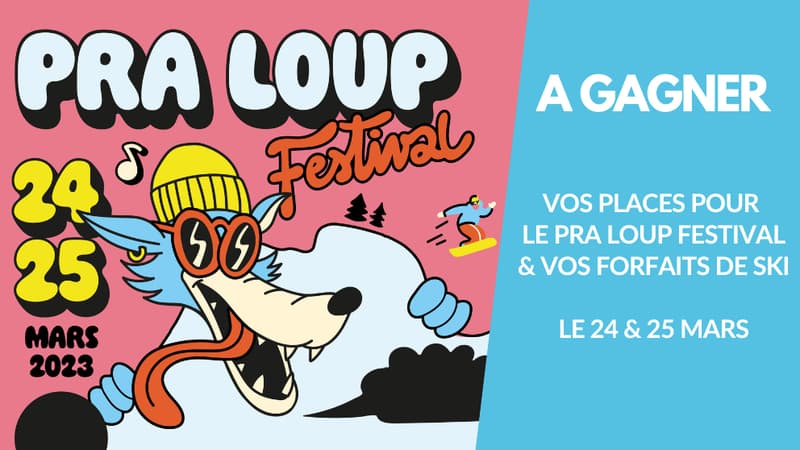 A gagner : forfait de ski et places pour le Pra Loup Festival