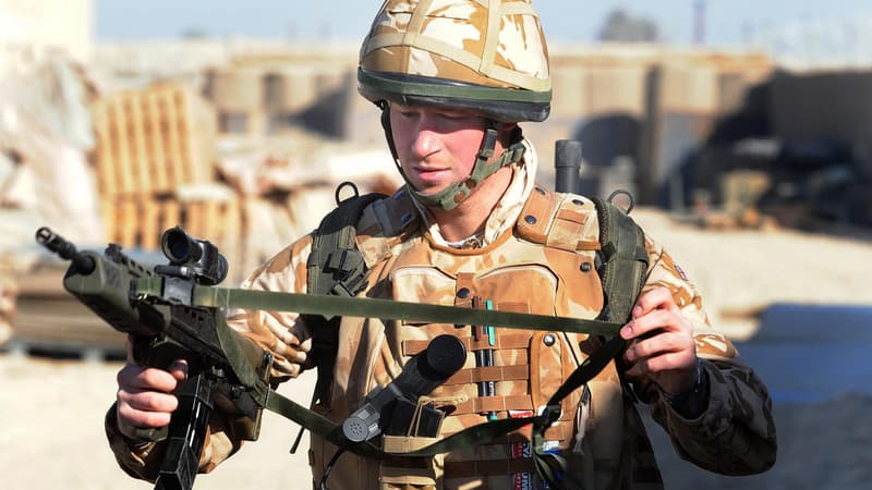 Le prince Harry en Afghanistan, en 2008.