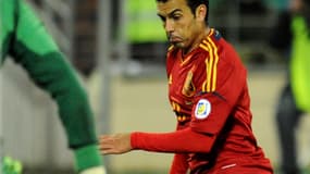 Pedro, buteur avec l'Espagne face à l'Uruguay