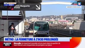 Métro : la fermeture à 21h30 prolongée