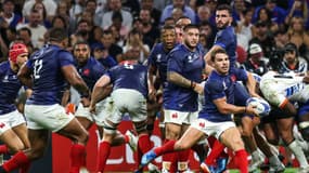 Antoine Dupont avec la France pendant le Mondial