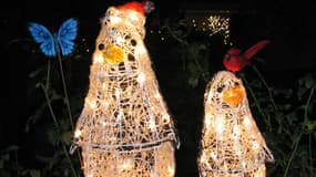 Deux pingouins lumineux ont été dérobés à Aulnay-sous-Bois (photo d'illustration).