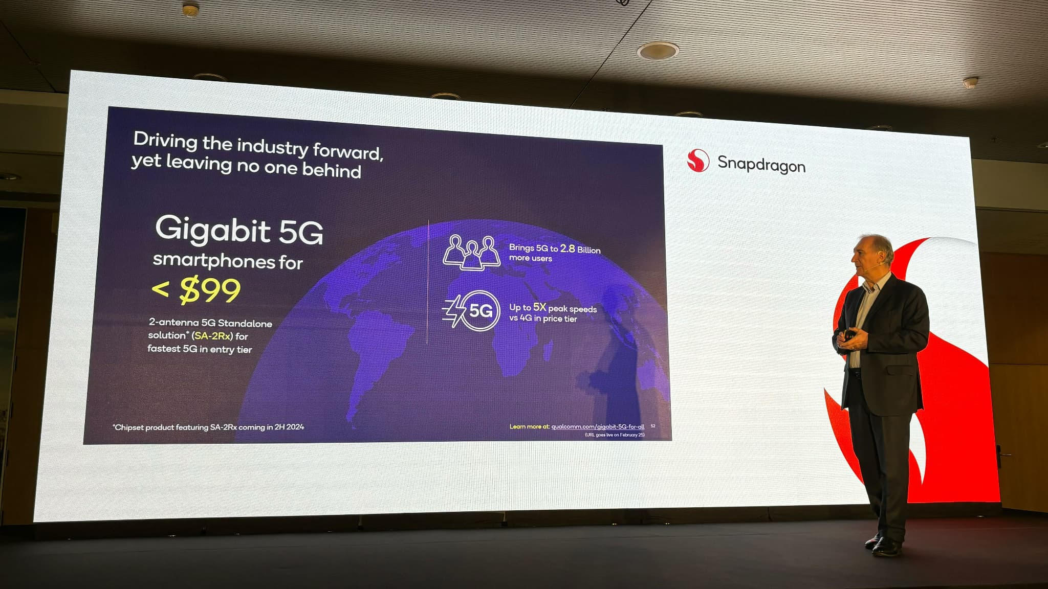 Qualcomm promet la 5G à 99 dollars Qualcomm promet la 5G à 99 dollars