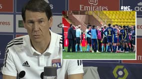 OL : "On a été victimes de la bousculade" à Monaco assène Garcia