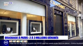 Braquage à Paris: 2 à 3 millions d'euro dérobés 