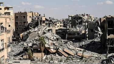 Une vue du centre de Raqqa, en octobre 2017.