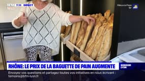 Rhône : le prix de la baguette de pain augmente