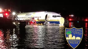 Un Boeing 737 a fini sa course dans un fleuve en Floride aux Etats-Unis.