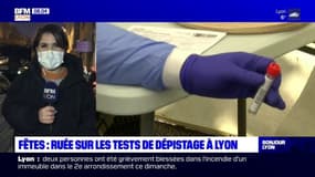 Lyon: ruée sur les tests de dépistages avant les fêtes