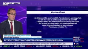 Les questions : Dans quelle mesure les PEA bénéficient-ils des prélèvements sociaux en taux historique ? - 19/04