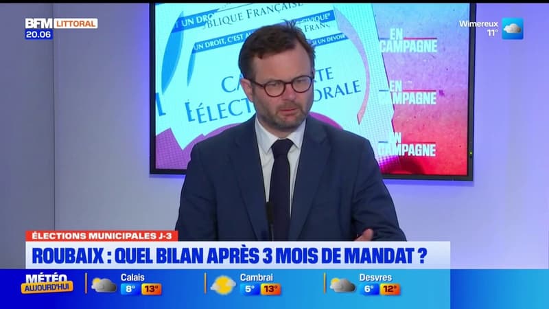 Alexandre Garcin, maire de Roubaix et candidat tête de liste pour "Roubaix ensemble", dévoile ses ambitions futures pour la ville