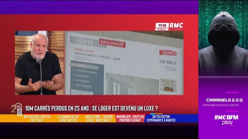 10m2 de pouvoir d’achat perdu en 25 ans, se loger en France est devenu un luxe ? "Plus il y a de demande, plus les propriétaires peuvent choisir le prix."