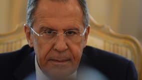 Le ministre russe des Affaires étrangères Sergueï Lavrov le 22 avril 2014.