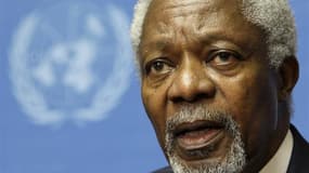 Dans une interview publiée samedi par Le Monde, Kofi Annan estime que penser que la Russie seule peut déterminer l'évolution de la crise en Syrie est une erreur et appelle les pays impliqués dans ce dossier à "trouver le moyen de travailler ensemble". /Ph