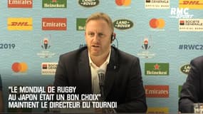 "Le Mondial de rugby au Japon était un bon choix" maintient le directeur du tournoi
