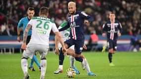 Neymar-Debuchy, l'un des duels de la soirée
