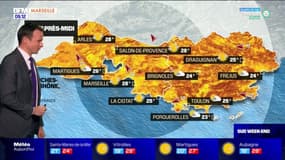 Météo Bouches-du-Rhône: quelques passages nuageux ce dimanche, jusqu'à 28°C à Marseille