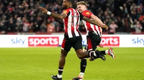 Ivan Toney buteur lors de Brentford-Nottingham Forest, le 20 janvier 2024.