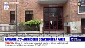 Près de 70% des écoles publiques à Paris sont concernées par la présence d'amiante