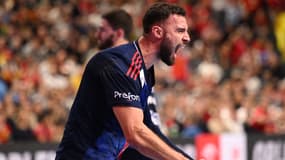 Nedim Remili lors de France-Danemark, le 28 janvier 2024 en finale de l'Euro de handball