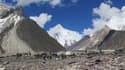 Face au sommet du K2