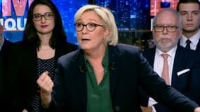 Marine Le Pen, invitée de BFM Politique le 29 octobre 2017