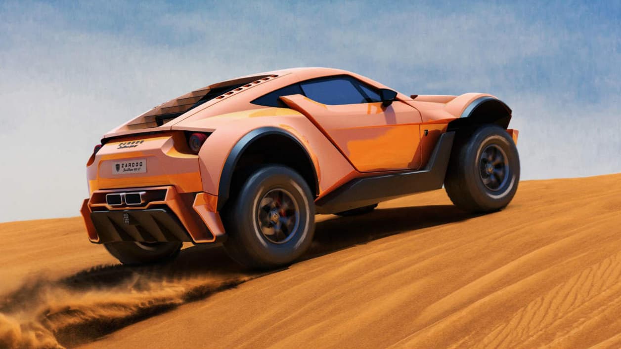 Buggy du Paris-Dakar, SUV premium ou encore supercar, le SandRacer 500 GT joue sur tous les tableaux.