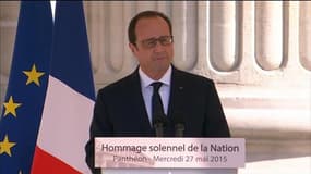 Hollande au Panthéon: "Aujourd'hui, la France a rendez-vous avec le meilleur d'elle-même"