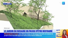 Lyon : le jardin du Rosaire, au pied de Fourvière, se transforme