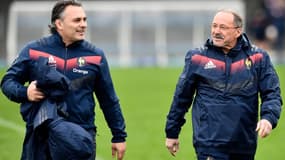 Sébastien Bruno et Jacques Brunel (XV de France)
