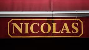 L'enseigne d'un magasin Nicolas à Caen (Calvados), le 29 novembre 2019 (photo d'illustration).