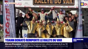 Yoann Bonato remporte le rallye du Var