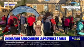 Une grande randonnée reliant La Provence à Paris fait étape à Marseille