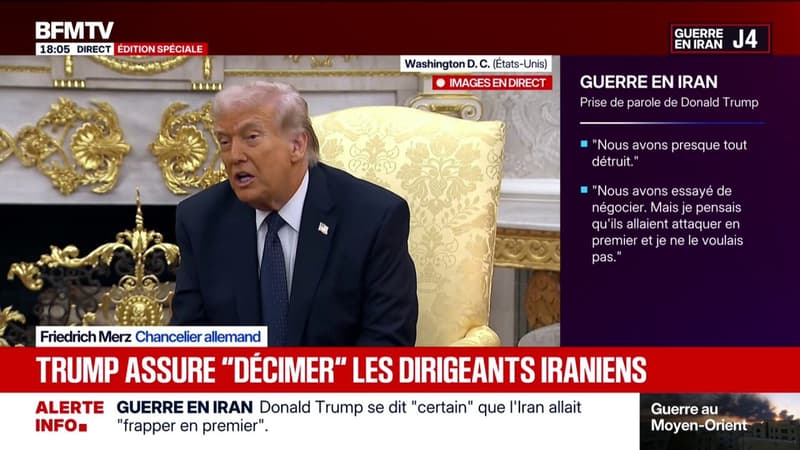 Donald Trump affirme que la plupart des responsables iraniens auxquels les États-Unis pensaient "sont morts"