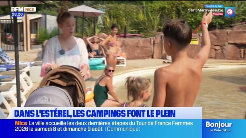 Les campings font le plein dans l'Estérel