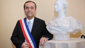 Robert Ménard lord de son élection le 4 avril à Béziers.