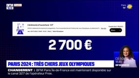 JO Paris 2024: jusqu'à 2700 euros pour la cérémonie d'ouverture
